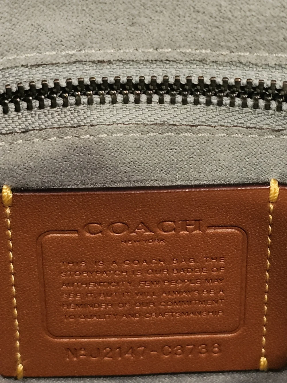 COACH The Beat Leather Saddle Crossbody Bag - Sage/Pewter